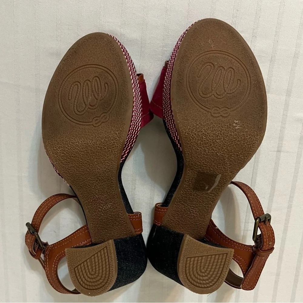 Wrangler Sunset Alicia Denim Espadrille Sandals Open Toe Size 8.5 (39Eu) - Picture 13 of 16